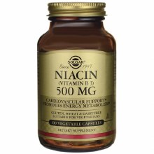Niacin (Vitamin B3) 500 mg Vegetable Capsules